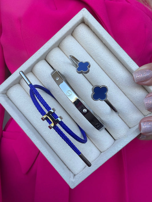 Sefora plava, Love, Lora zelenoj narukvice u boji srebra