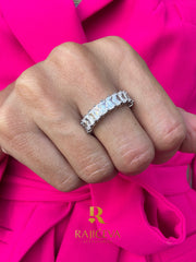 Srebrni prsten sa cirkonima