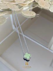 Sefora ogrlica mint-srebrna