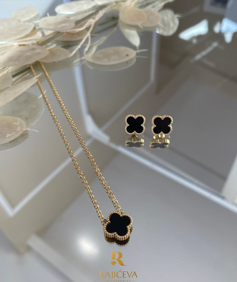 Sefora crno-zlatni set