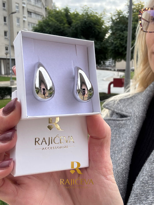 Bottega srebrne minđuše