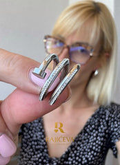 Ekser prsten u boji srebra, novi model.