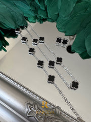 Sefora crno-srebrni set sa pet