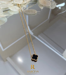 Sefora ogrlica crno-zlatna