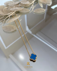 Sefora ogrlica plavo-zlatna