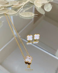 Sefora sedef-zlatna ogrlica i minđušice