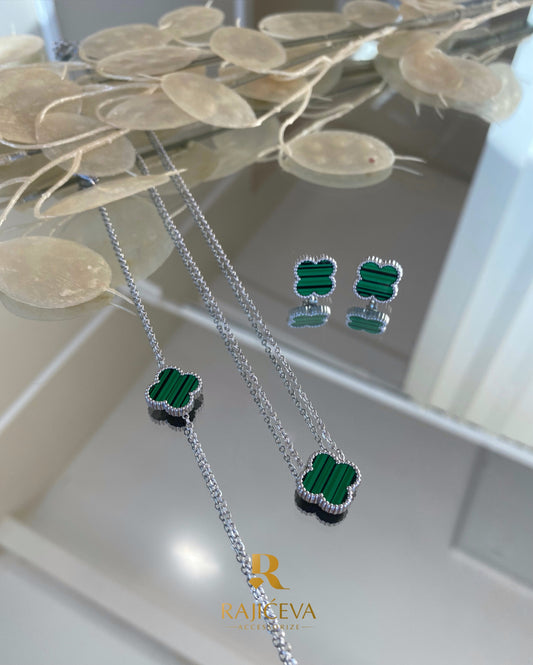 Zeleno-srebrna Sefora 3/1