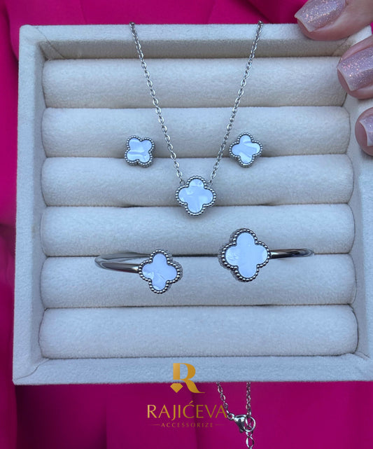 Sefora sedef-srebrni set 3/1